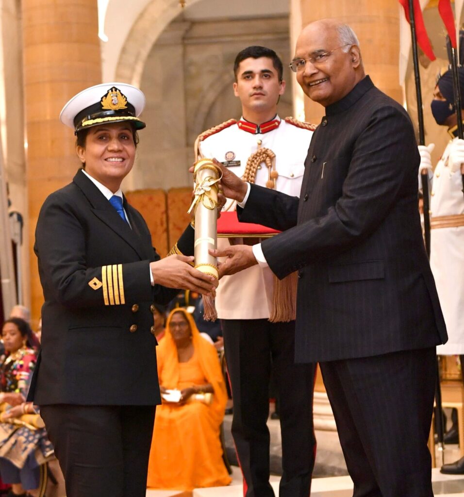 Captain Radhika menon,First Indian woman to become a Merchant Navy captain