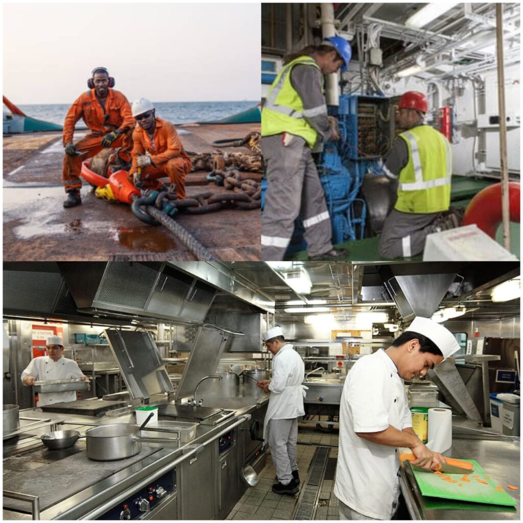 Rating Department  in merchant navy