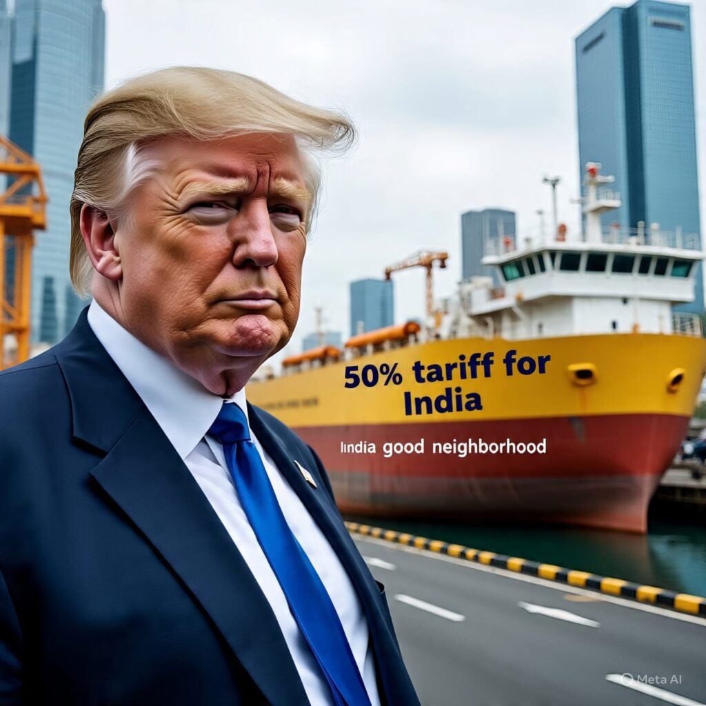 Donald trump increased 50% tariff on India