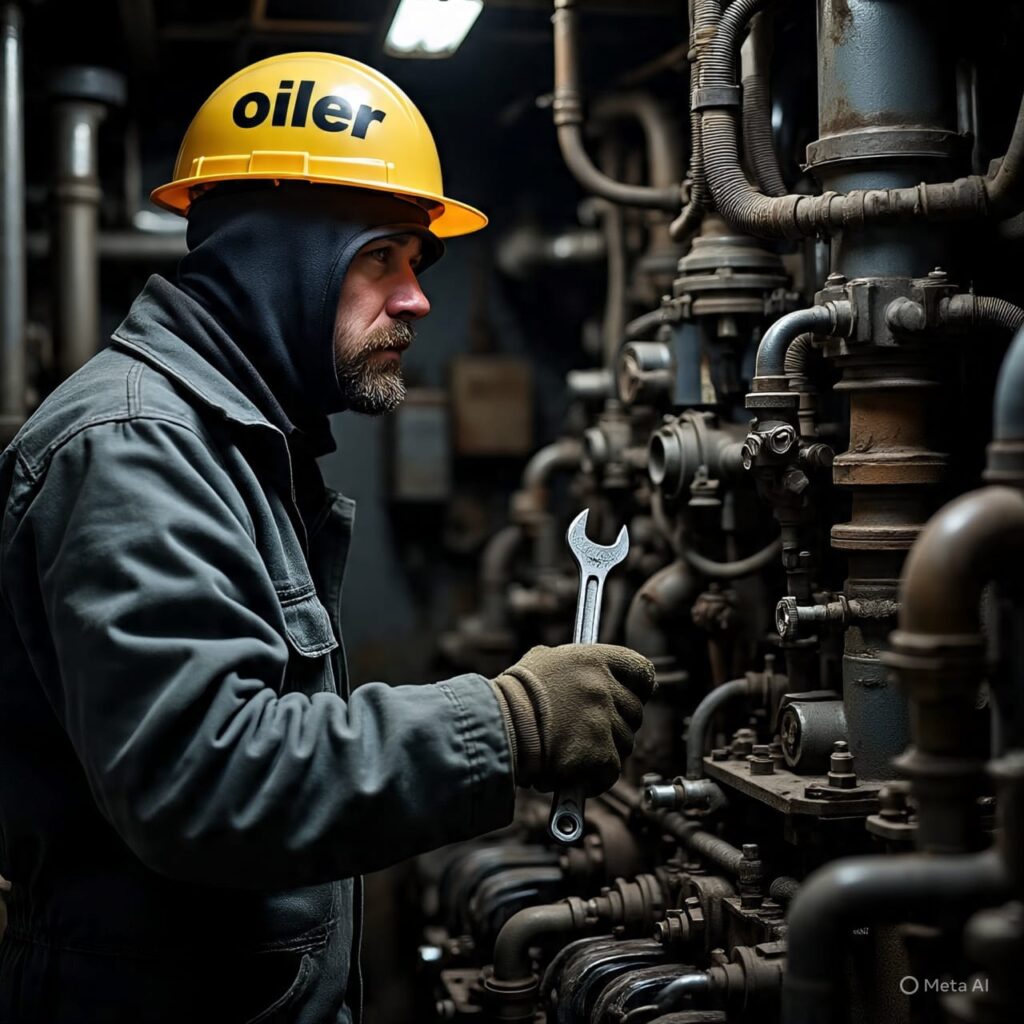 Duties of Oiler Onboard Ship