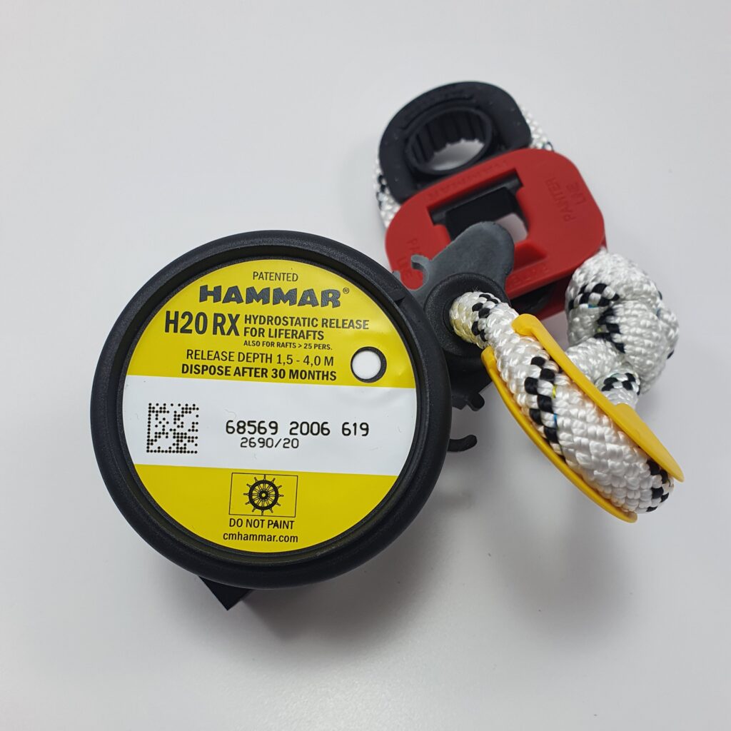 A Hydrostatic Release Unit (HRU)