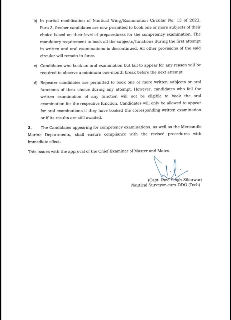 Nautical Circular No. 16 of 2024