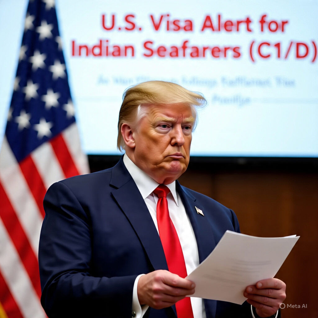 U.S. Visa Alert for Indian Seafarers (C1/D)