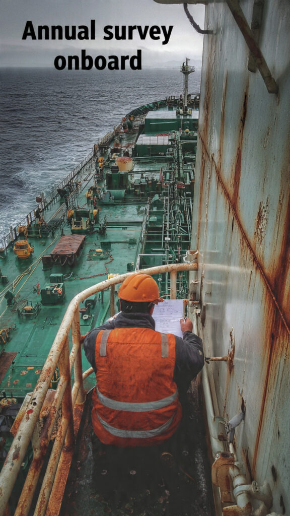 Annual Survey Onboard Ship