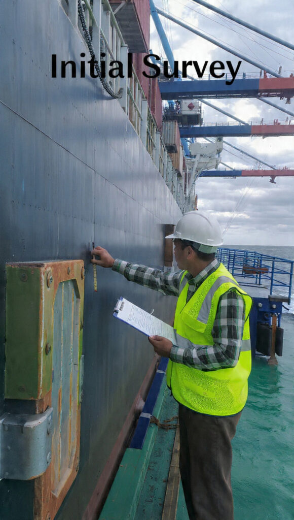 Initial Survey Onboard Ship