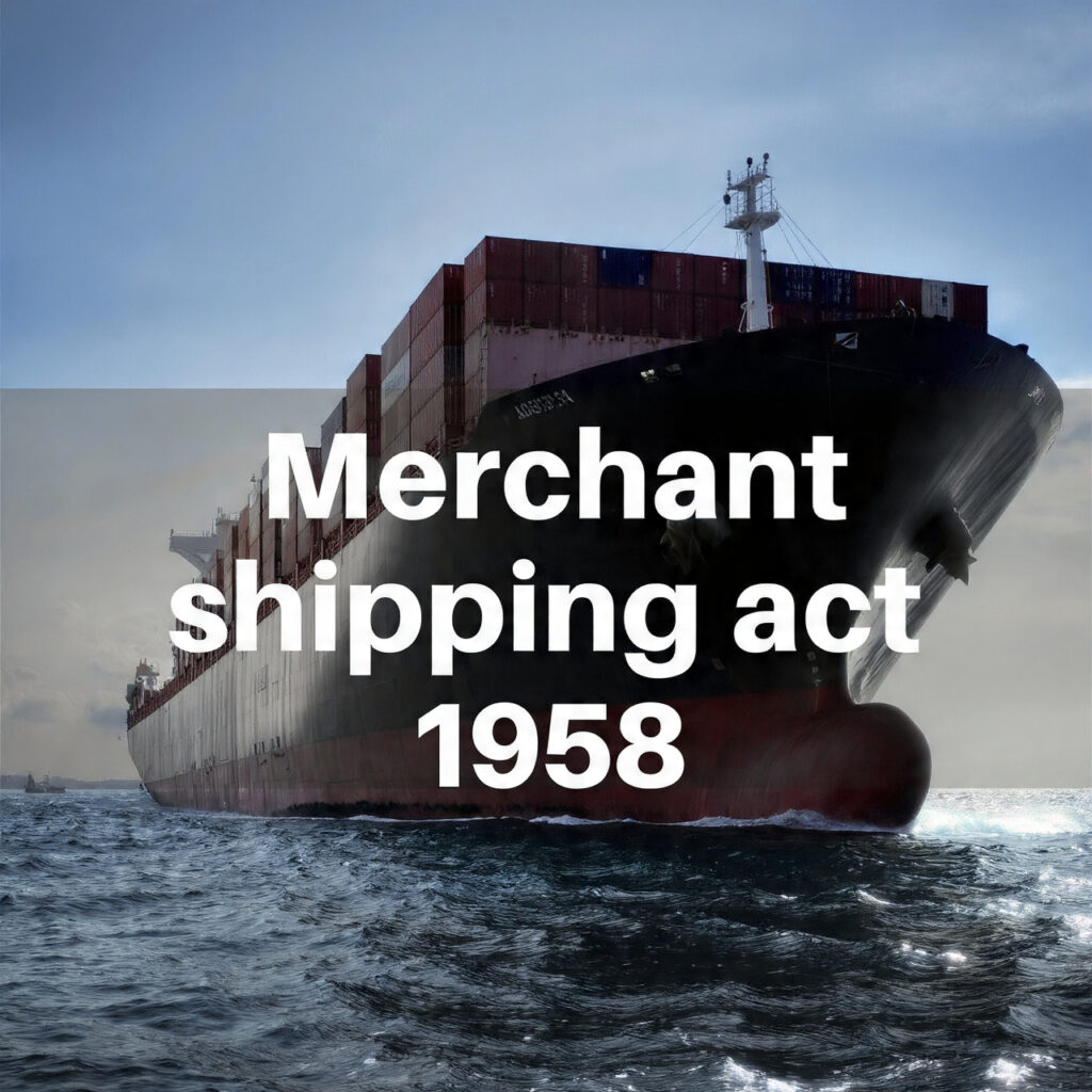 Merchant Shipping Act 1958