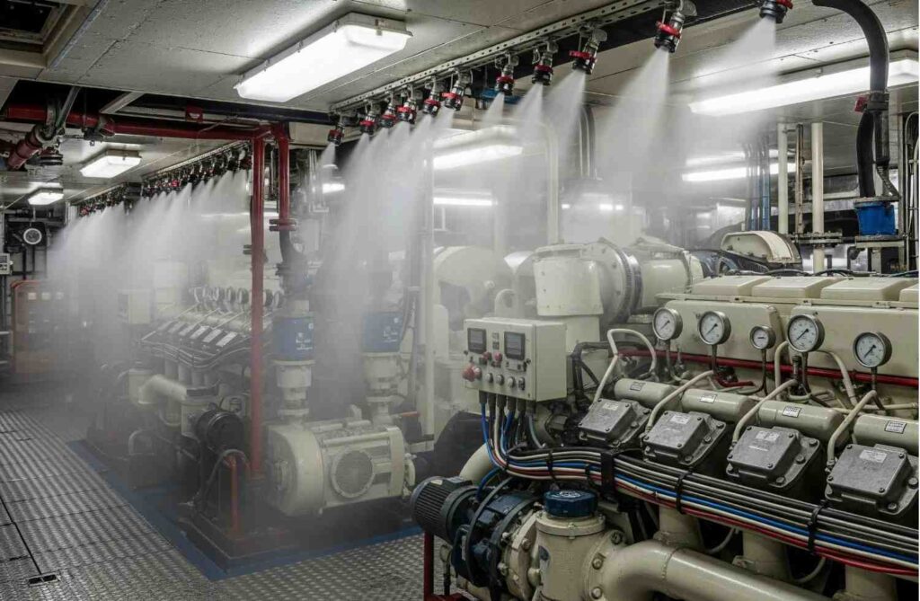 Sprinkler System Onboard Ships
