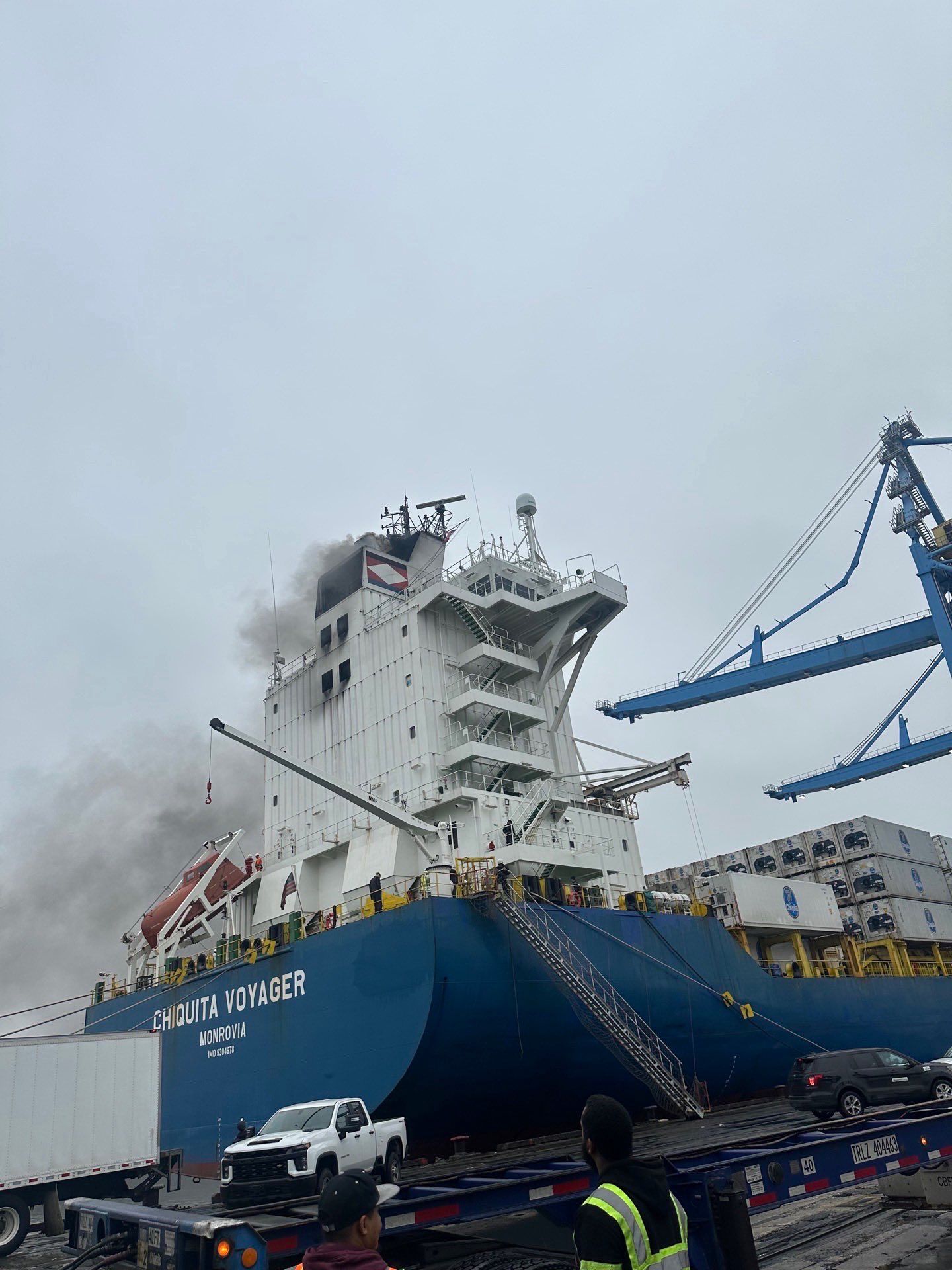 Engine Room Fire on Chiquita Voyager